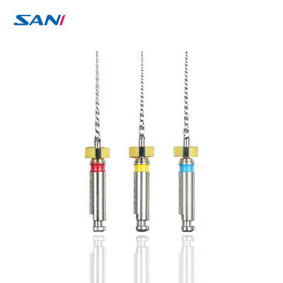 주문 NITI 로터리 파일 5 년의 유효 기간 300rpm 속도 및 효율적인 내수치료 절차를 위해 2.0N.cm 토크 online manufacture