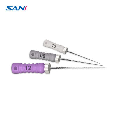 열 활성화된 Niti 치과 K 파일은 찬성되는 저항하는 세륨을 뒤틀었습니다