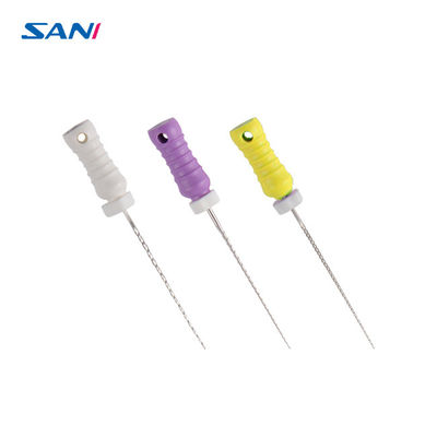 치료를 위한 니켈 티타늄 25mm 손 치과 K 파일
