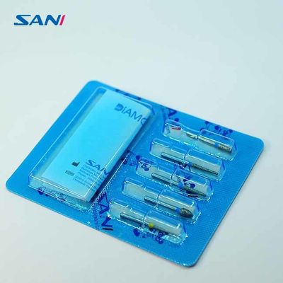 OEM 8mm 치과 다이아몬드 Burs 높은 경도 내향 회전하는 계기